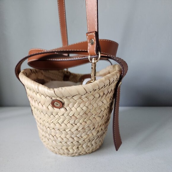 Doum Straw Tote "EUC" - Picture 9 of 16